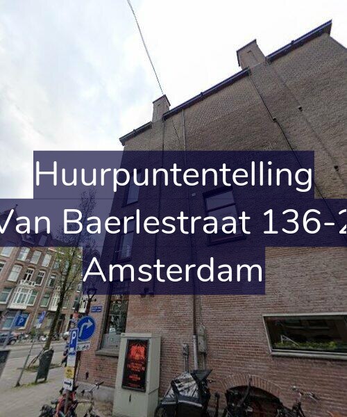 Foto gevel Huurpuntentelling voor Van Baerlestraat 136-2, Amsterdam