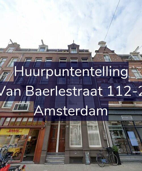 Foto gevel Huurpuntentelling voor Van Baerlestraat 112-2, Amsterdam