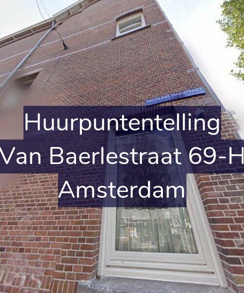 Foto gevel Huurpuntentelling voor Van Baerlestraat 69-H, Amsterdam