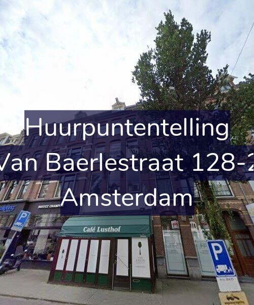 Foto gevel Huurpuntentelling voor Van Baerlestraat 128-2, Amsterdam