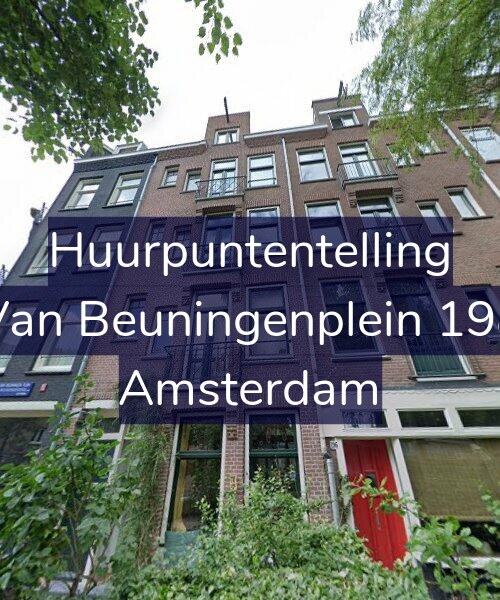 Foto gevel Huurpuntentelling voor Van Beuningenplein 198, Amsterdam