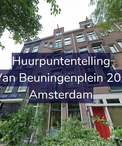 Foto gevel Huurpuntentelling voor Van Beuningenplein 200, Amsterdam