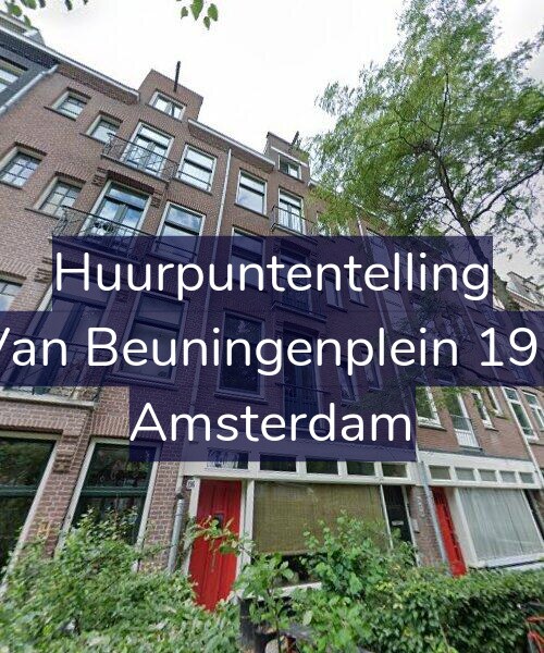 Foto gevel Huurpuntentelling voor Van Beuningenplein 192, Amsterdam