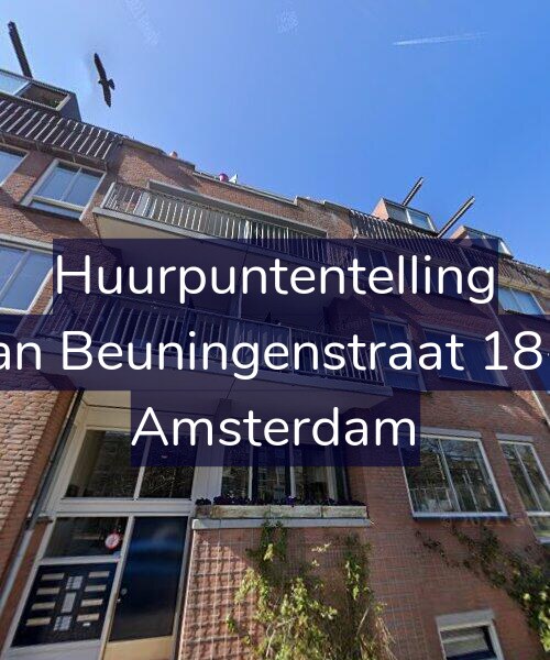 Foto gevel Huurpuntentelling voor Van Beuningenstraat 18-B, Amsterdam