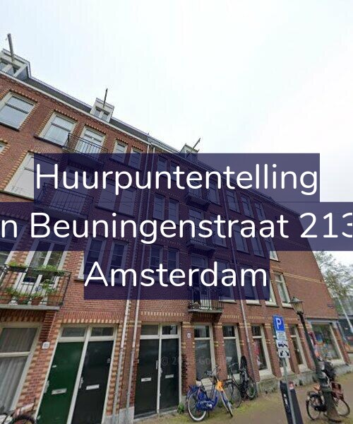 Foto gevel Huurpuntentelling voor Van Beuningenstraat 213-3, Amsterdam
