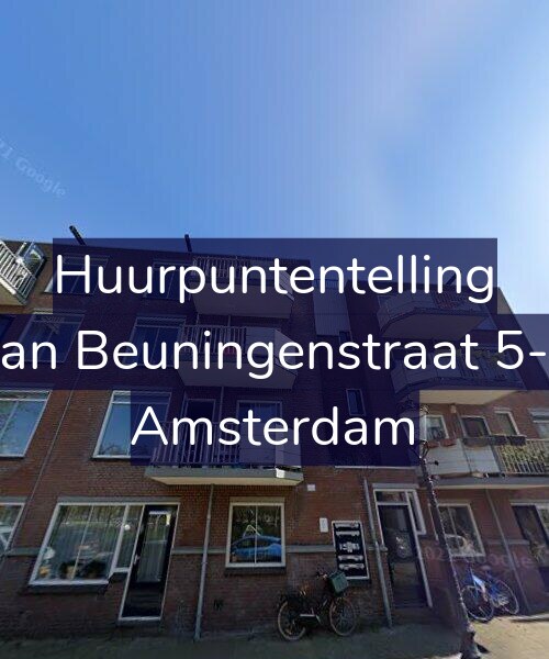 Foto gevel Huurpuntentelling voor Van Beuningenstraat 5-A, Amsterdam