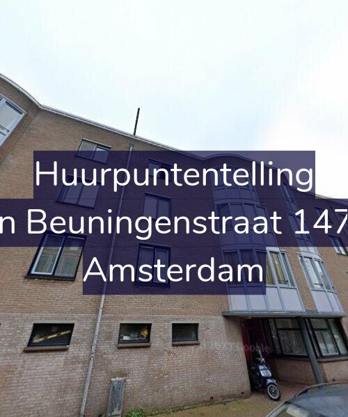 Foto gevel Huurpuntentelling voor Van Beuningenstraat 147-D, Amsterdam
