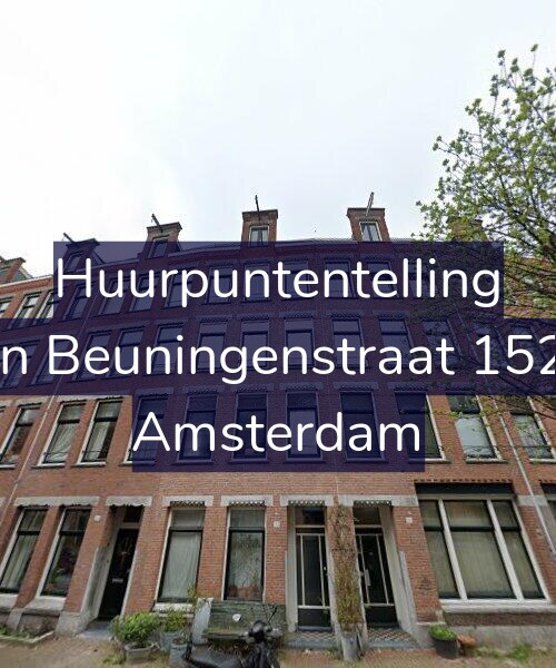 Foto gevel Huurpuntentelling voor Van Beuningenstraat 152-1, Amsterdam