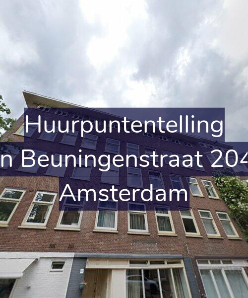 Foto gevel Huurpuntentelling voor Van Beuningenstraat 204-3, Amsterdam