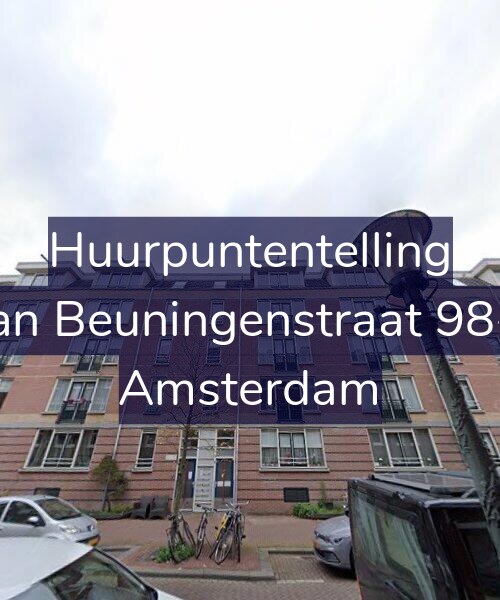 Foto gevel Huurpuntentelling voor Van Beuningenstraat 98-B, Amsterdam