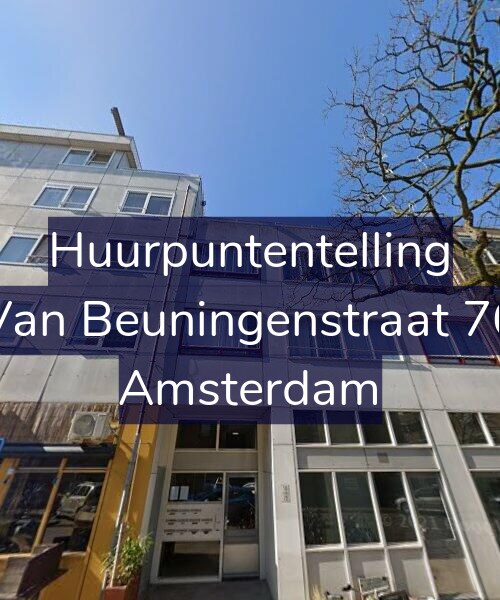 Foto gevel Huurpuntentelling voor Van Beuningenstraat 76, Amsterdam