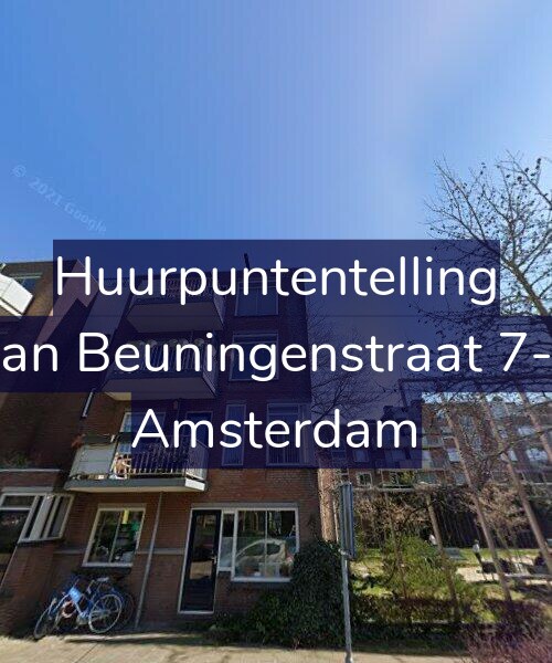 Foto gevel Huurpuntentelling voor Van Beuningenstraat 7-B, Amsterdam