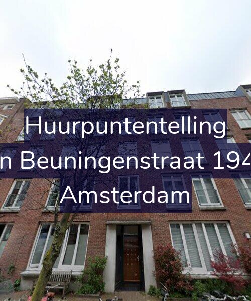 Foto gevel Huurpuntentelling voor Van Beuningenstraat 194-C, Amsterdam