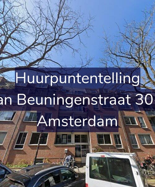 Foto gevel Huurpuntentelling voor Van Beuningenstraat 30-B, Amsterdam