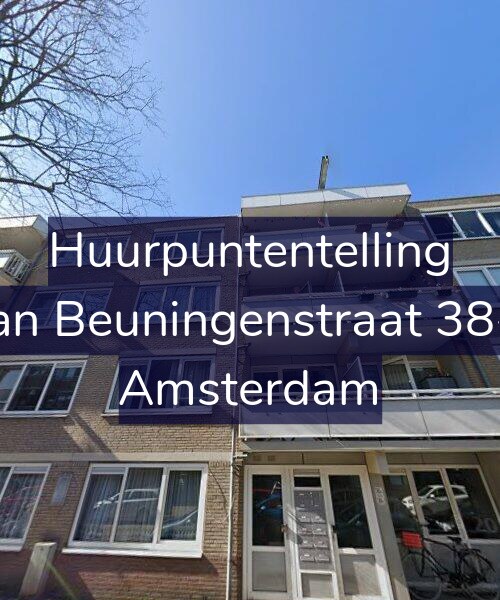 Foto gevel Huurpuntentelling voor Van Beuningenstraat 38-B, Amsterdam