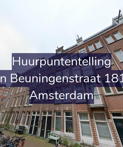 Foto gevel Huurpuntentelling voor Van Beuningenstraat 181-2, Amsterdam