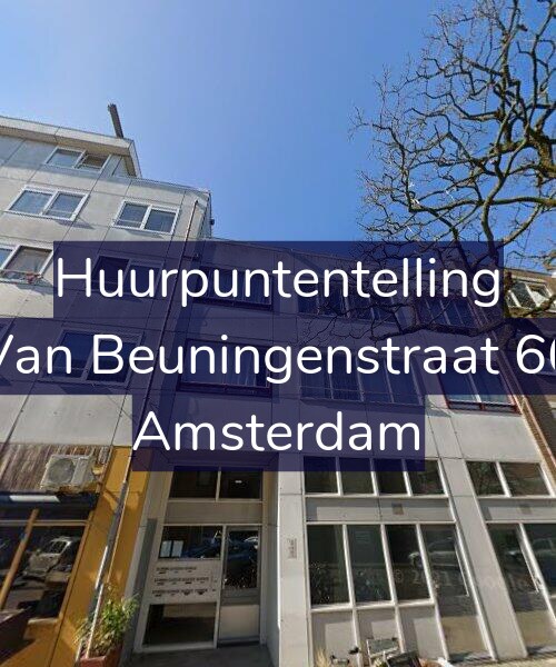 Foto gevel Huurpuntentelling voor Van Beuningenstraat 66, Amsterdam