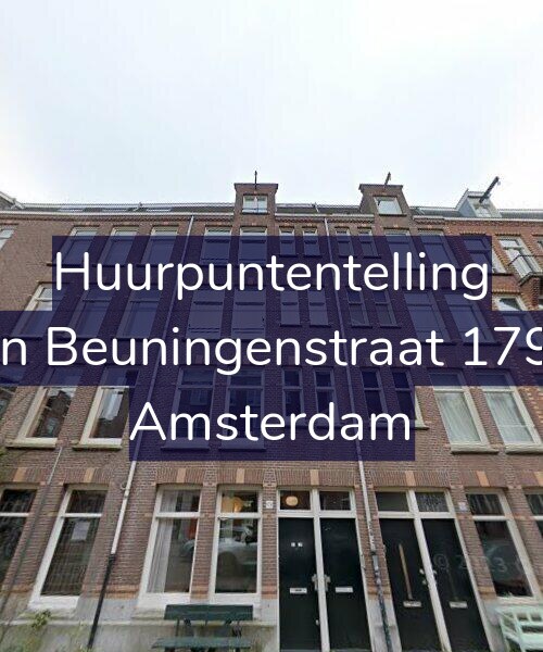 Foto gevel Huurpuntentelling voor Van Beuningenstraat 179-1, Amsterdam