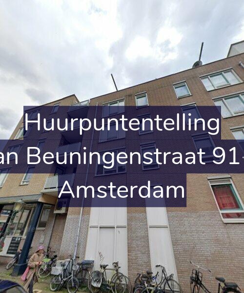 Foto gevel Huurpuntentelling voor Van Beuningenstraat 91-A, Amsterdam
