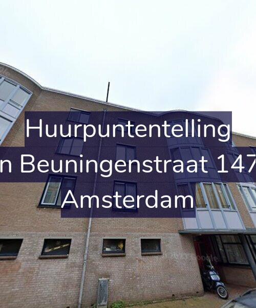 Foto gevel Huurpuntentelling voor Van Beuningenstraat 147-G, Amsterdam