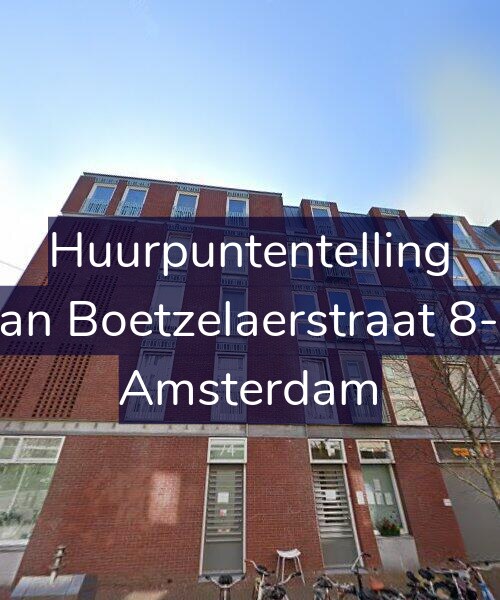 Foto gevel Huurpuntentelling voor Van Boetzelaerstraat 8-H, Amsterdam
