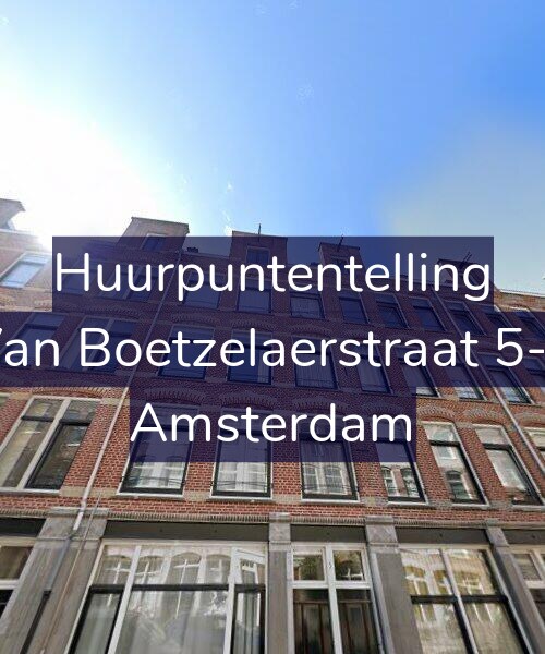 Foto gevel Huurpuntentelling voor Van Boetzelaerstraat 5-3, Amsterdam