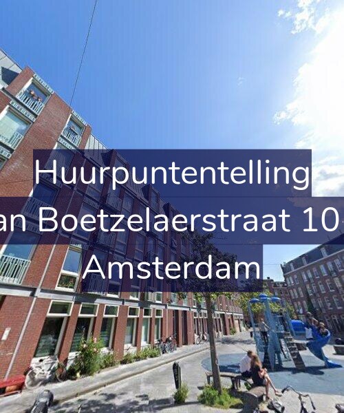 Foto gevel Huurpuntentelling voor Van Boetzelaerstraat 10-C, Amsterdam