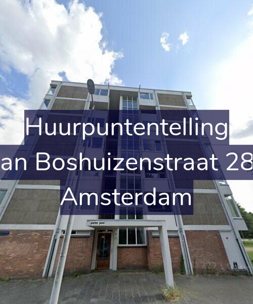 Foto gevel Huurpuntentelling voor Van Boshuizenstraat 289, Amsterdam