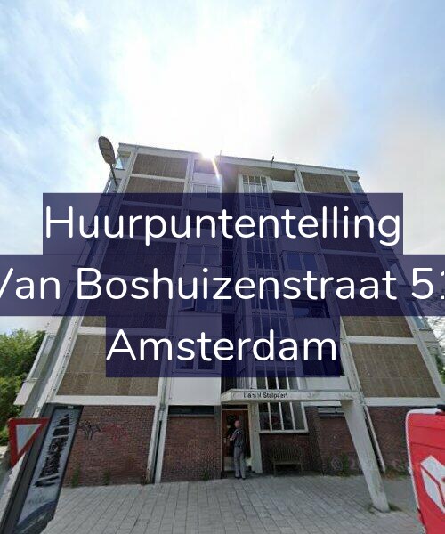 Foto gevel Huurpuntentelling voor Van Boshuizenstraat 51, Amsterdam