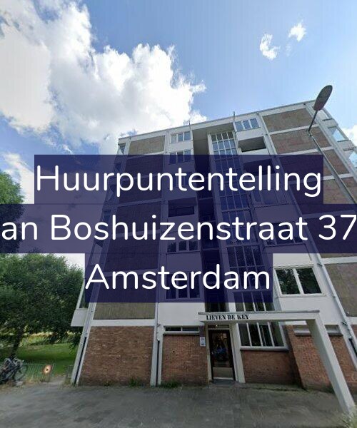 Foto gevel Huurpuntentelling voor Van Boshuizenstraat 375, Amsterdam