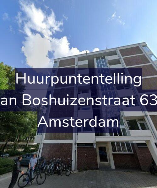 Foto gevel Huurpuntentelling voor Van Boshuizenstraat 639, Amsterdam