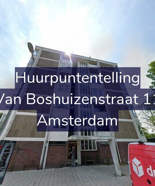 Foto gevel Huurpuntentelling voor Van Boshuizenstraat 11, Amsterdam