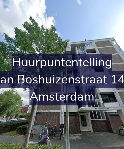 Foto gevel Huurpuntentelling voor Van Boshuizenstraat 147, Amsterdam