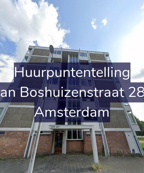 Foto gevel Huurpuntentelling voor Van Boshuizenstraat 287, Amsterdam