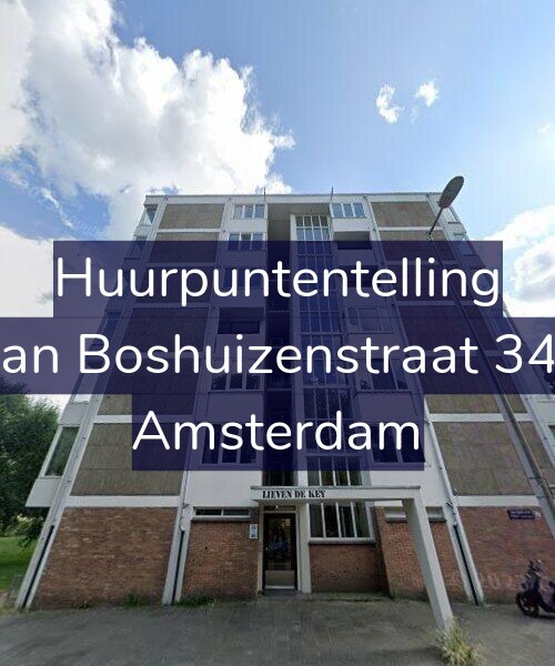 Foto gevel Huurpuntentelling voor Van Boshuizenstraat 343, Amsterdam