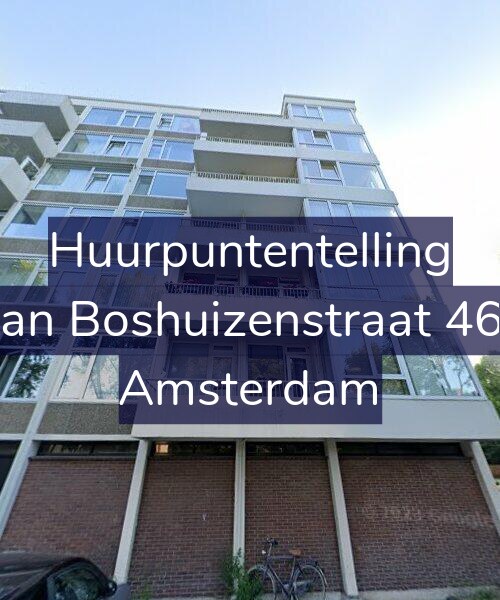 Foto gevel Huurpuntentelling voor Van Boshuizenstraat 463, Amsterdam