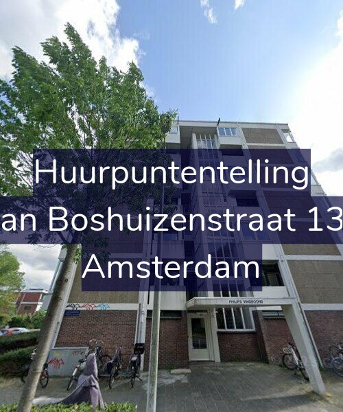 Foto gevel Huurpuntentelling voor Van Boshuizenstraat 135, Amsterdam