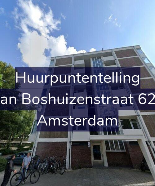 Foto gevel Huurpuntentelling voor Van Boshuizenstraat 627, Amsterdam