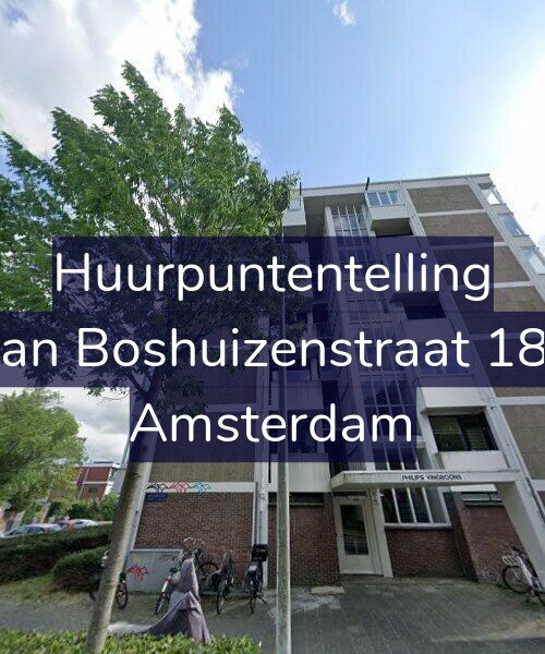 Foto gevel Huurpuntentelling voor Van Boshuizenstraat 181, Amsterdam