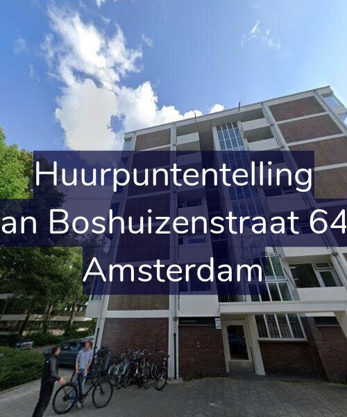 Foto gevel Huurpuntentelling voor Van Boshuizenstraat 645, Amsterdam