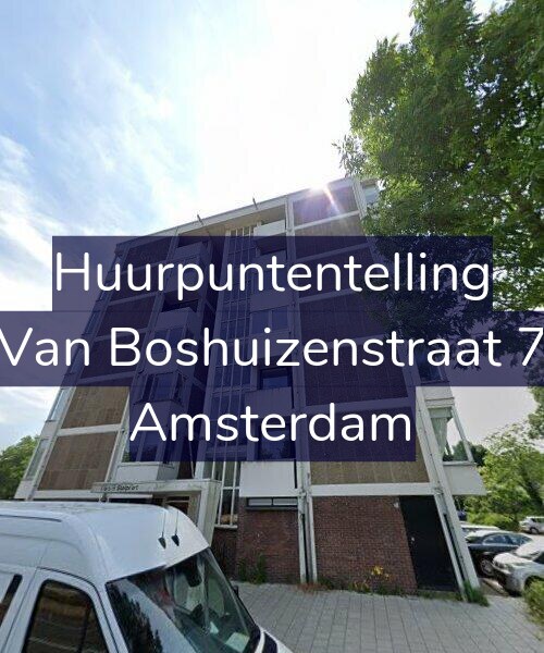 Foto gevel Huurpuntentelling voor Van Boshuizenstraat 7, Amsterdam