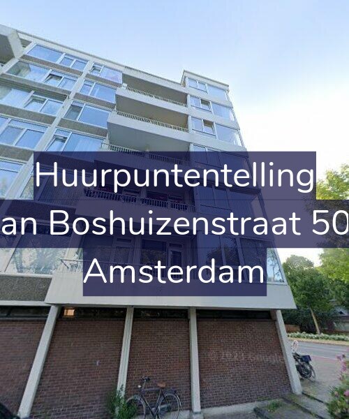 Foto gevel Huurpuntentelling voor Van Boshuizenstraat 503, Amsterdam