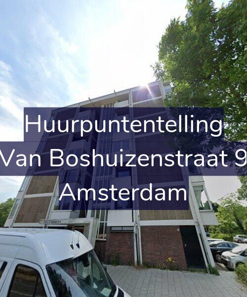 Foto gevel Huurpuntentelling voor Van Boshuizenstraat 9, Amsterdam