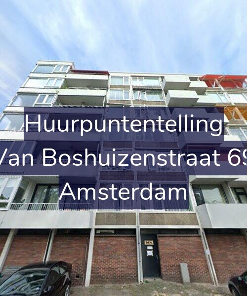 Foto gevel Huurpuntentelling voor Van Boshuizenstraat 69, Amsterdam