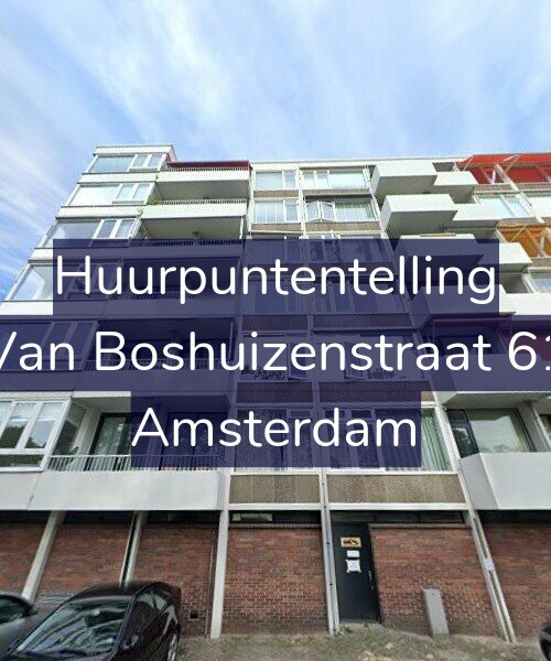 Foto gevel Huurpuntentelling voor Van Boshuizenstraat 61, Amsterdam