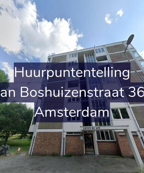 Foto gevel Huurpuntentelling voor Van Boshuizenstraat 369, Amsterdam