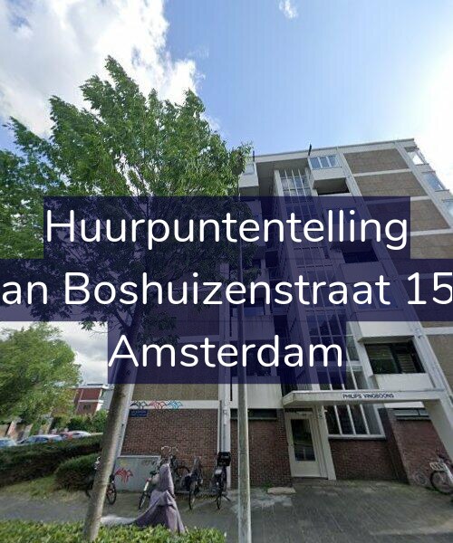 Foto gevel Huurpuntentelling voor Van Boshuizenstraat 155, Amsterdam