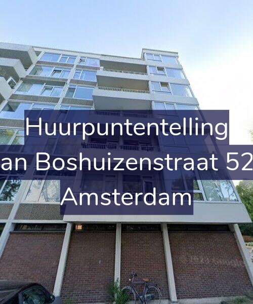 Foto gevel Huurpuntentelling voor Van Boshuizenstraat 525, Amsterdam