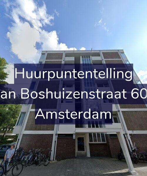 Foto gevel Huurpuntentelling voor Van Boshuizenstraat 609, Amsterdam