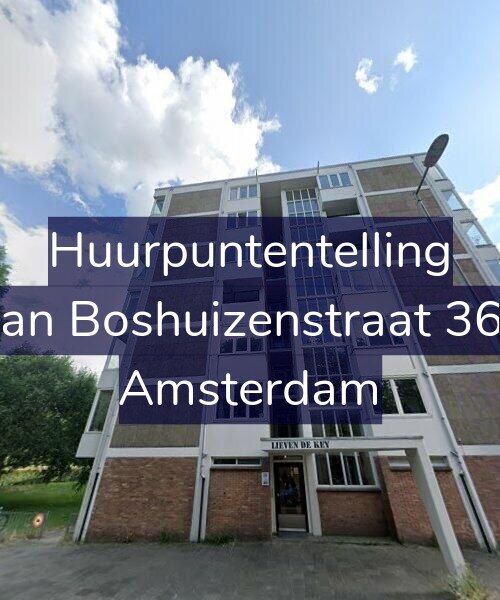Foto gevel Huurpuntentelling voor Van Boshuizenstraat 365, Amsterdam